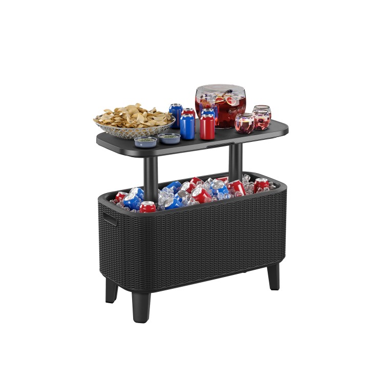 Keter Bevy Anthracite Cool Bar Table 60L