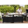 Keter Black Wood Effect Outdoor Kitchen Unit - Unity Chef Kitchen
