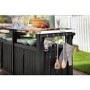 Keter Black Wood Effect Outdoor Kitchen Unit - Unity Chef Kitchen