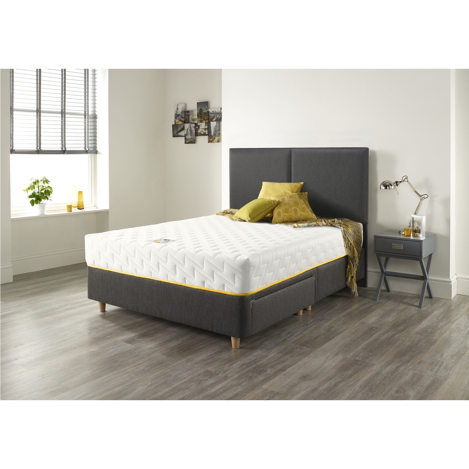 Relyon Bee Calm Hybrid 1100 Pocket Sprung Memory Foam Mattress Super