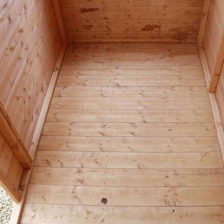 8 x 4ft Wooden Shiplap Pent Shed - Mercia