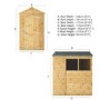 Mercia 6 x 4ft Wooden Shiplap Apex Shed