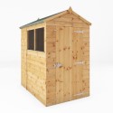 FOL104394 Mercia 6 x 4ft Wooden Shiplap Apex Shed