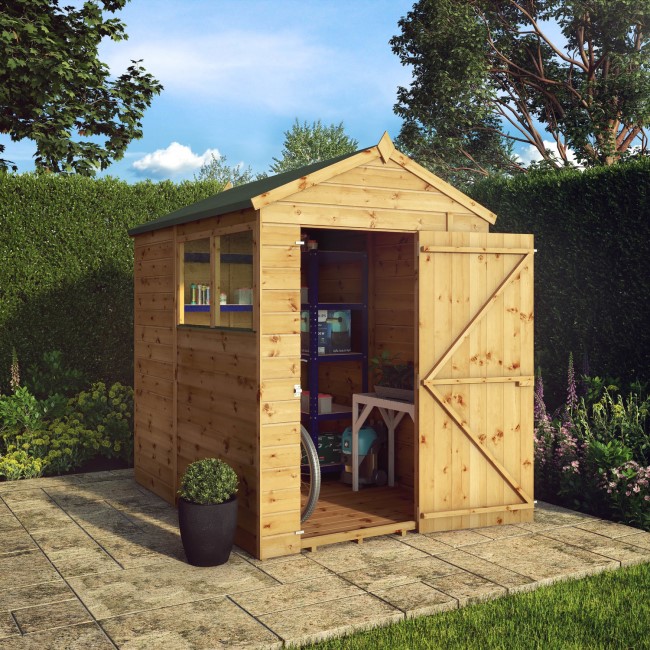 Mercia 7 x 5ft Wooden Shiplap Apex Shed