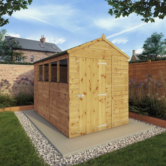 Mercia 10 x 6ft Wooden Shiplap Apex Shed