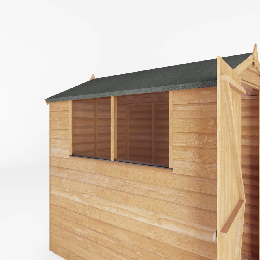 Mercia 6 x 4ft Wooden Overlap Apex Shed