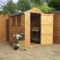 Mercia 6 x 4ft Wooden Overlap Apex Shed