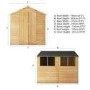 Mercia 10 x 6ft Wooden Overlap Apex Shed
