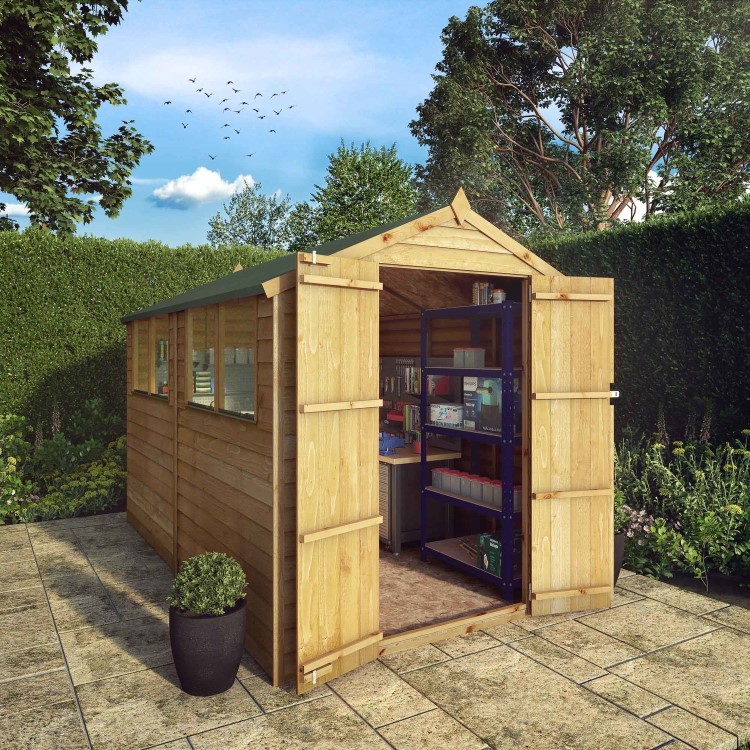 Mercia 10 x 6ft Wooden Overlap Apex Shed