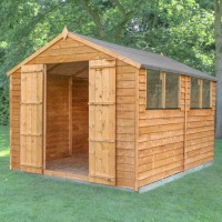 Mercia 12 x 8ft Wooden Overlap Apex Shed