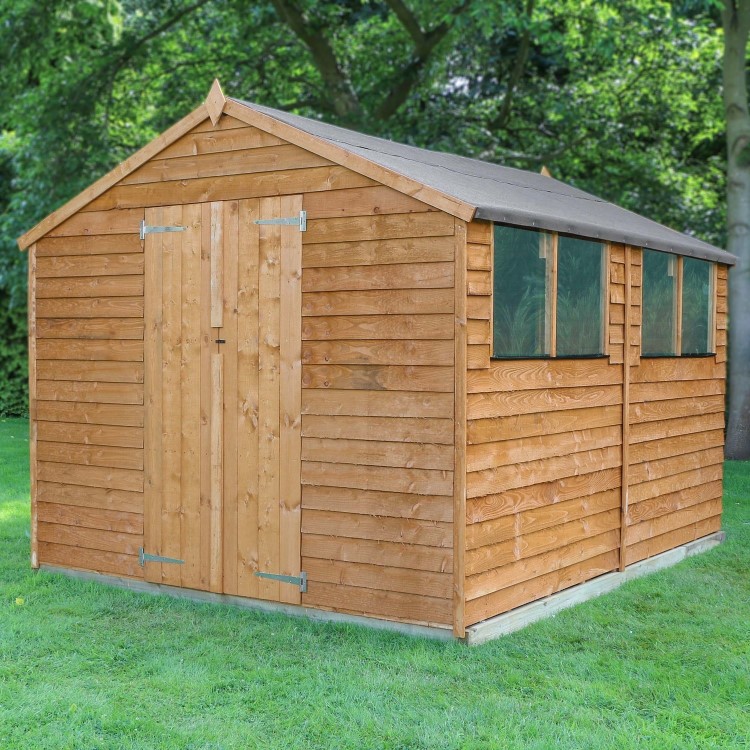 Mercia 12 x 8ft Wooden Overlap Apex Shed