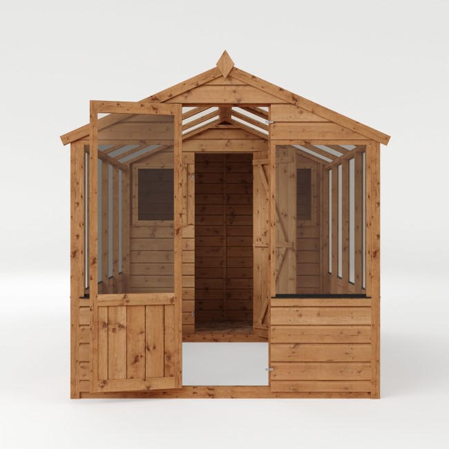 Mercia 12 x 6ft Traditional Apex Greenhouse Combi Shed