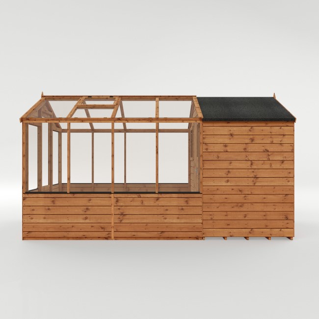 Mercia 12 x 6ft Traditional Apex Greenhouse Combi Shed