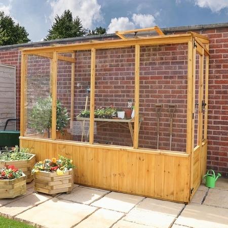 Mercia -  8 x 4ft Premium Lean To Greenhouse