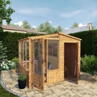 Mercia 8 x 8ft Premuim Combi Greenhouse