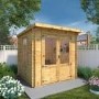 Mercia Pent Log Cabin 2.4 x 2.4m - 19mm