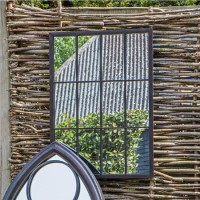 Zanetti Noir Black Outdoor Window Mirror