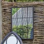 Zanetti Noir Black Outdoor Window Mirror