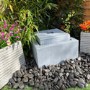 Zinc Cube Water Feature - Tranquillity