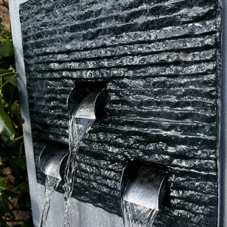 Zinc Cascading Water Feature - Tranquillity