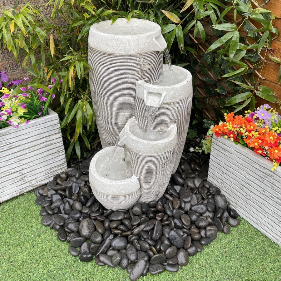 Resin 4 Tall Bowl Water Feature - Tranquillity