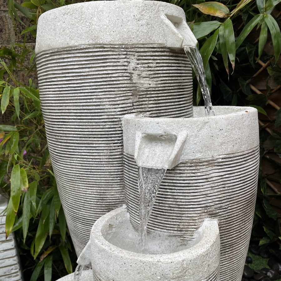 Resin 4 Tall Bowl Water Feature - Tranquillity