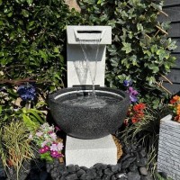 Resin Cascading Bowl Water Feature - Tranquillity