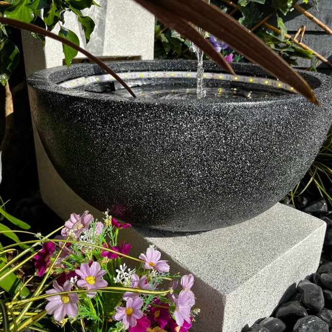 Resin Cascading Bowl Water Feature - Tranquillity