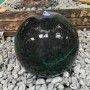 Black Stone Sphere Solar Water Feature - Tranquillity