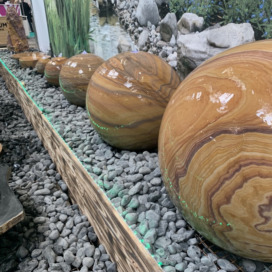 Sandstone Sphere 50cm Water Feature - Tranquillity