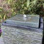 Resin Cube Solar Water Feature - Tranquillity