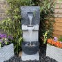 Resin Cascade Solar Water Feature - Tranquillity