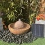 Stone Bowl Solar Water Feature - Tranquillity