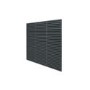 Forest 6 x 6ft Grey Double Slatted Wood Fence Panel - Pack of 3