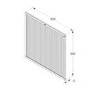 Forest Decibel Noise Reduction Fence Panel 6ft - Pack of 3