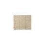 Forest Pressure Treated Contemporary Slatted Fence Panel 6 x 5 ft - Pack of 4