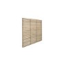Forest Pressure Treated Contemporary Slatted Fence Panel 6 x 6 ft - Pack of 5