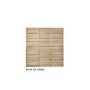 Forest Pressure Treated Contemporary Slatted Fence Panel 6 x 6 ft - Pack of 3
