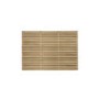 Forest Pressure Treated Contemporary Double Slatted Fence Panel 6 x 4 ft - Pack of 3