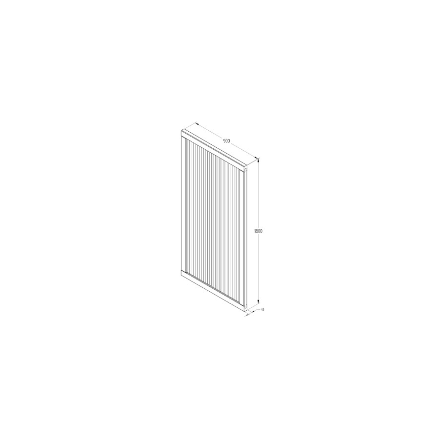 Forest Decibel Noise Reduction Gate 6ft