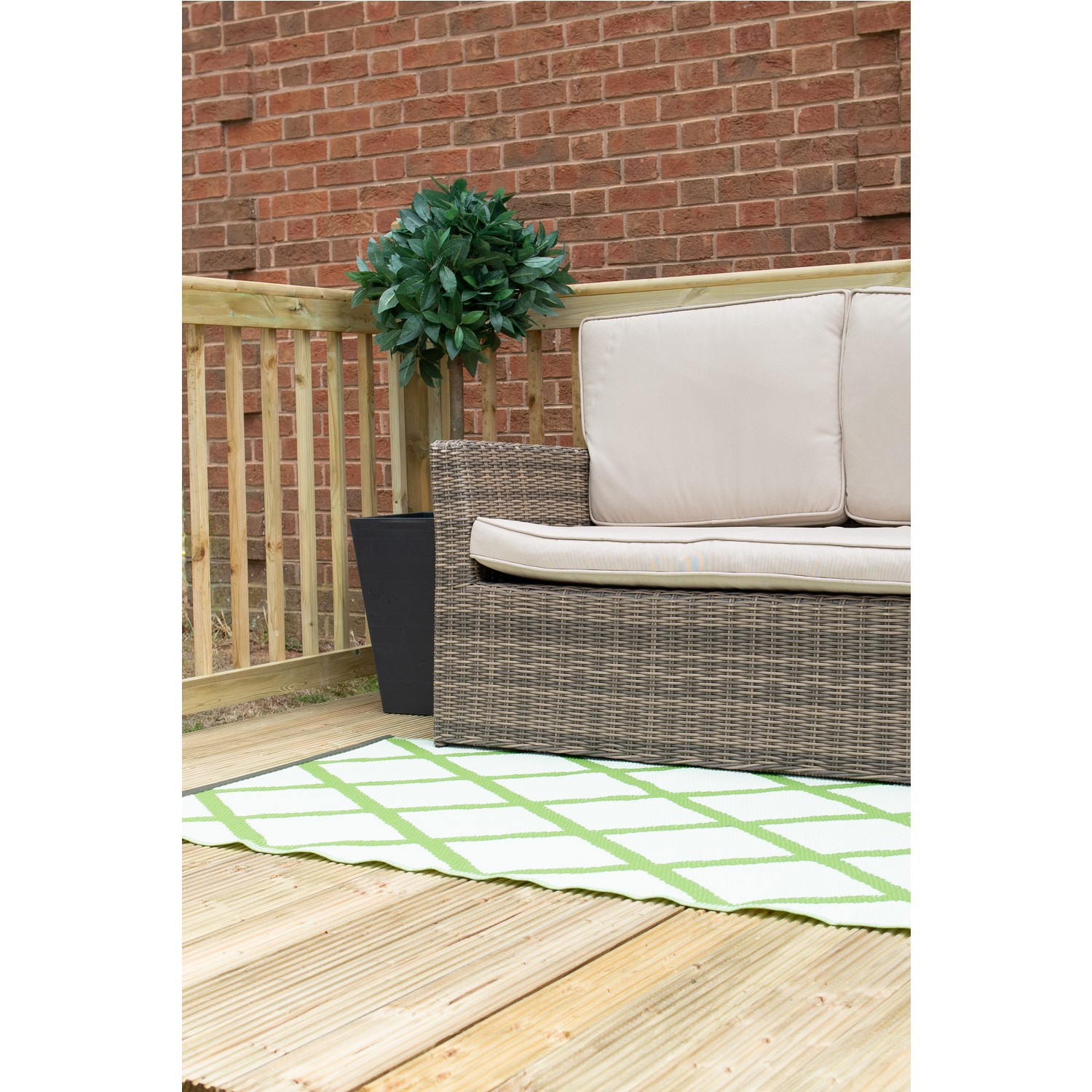Forest Garden Patio Decking Kit 2.4 x 2.4m Furniture123