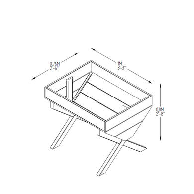 Forest Kitchen Trough Planter