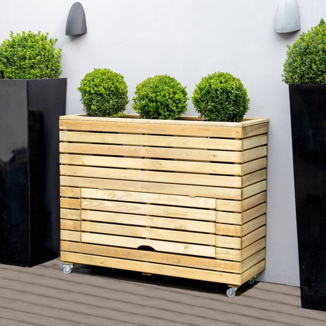 Forest Linear Tall Planter