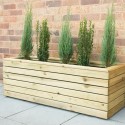 FOL104539 Forest Wood Linear Long Planter