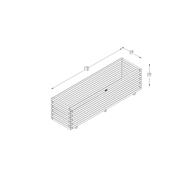 Forest Lomello Planter 50cm