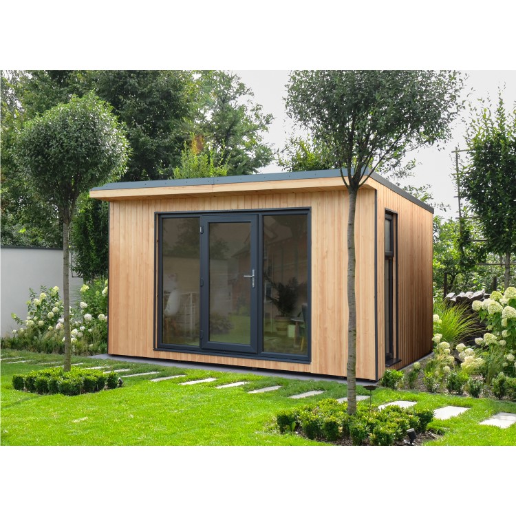 Forest Xtend Insulated Garden Office 4.0m - Installed