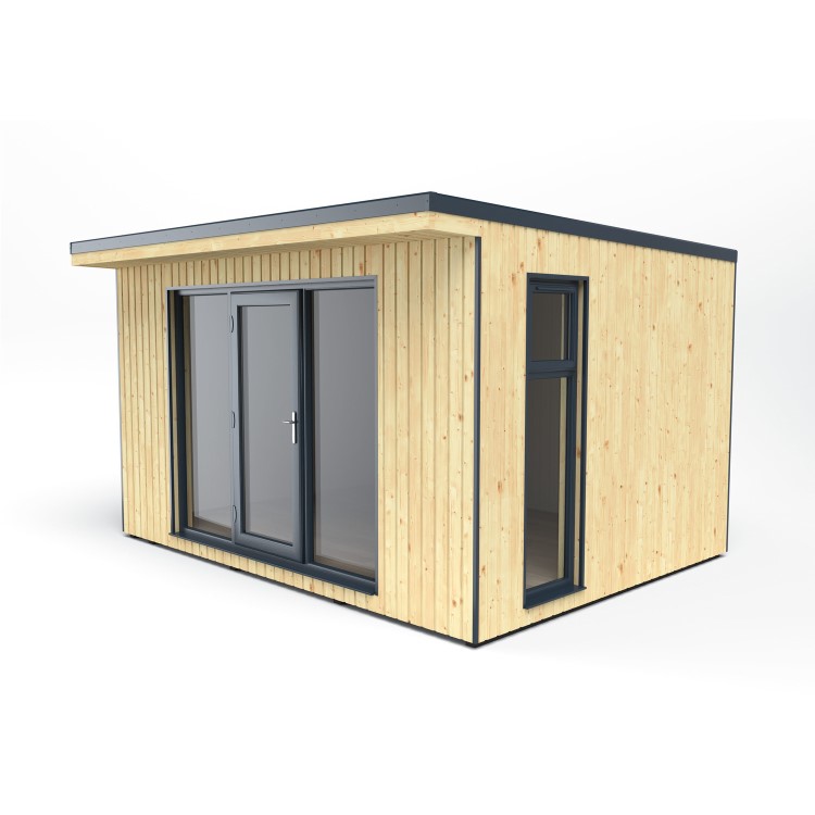 Forest Xtend Insulated Garden Office 4.0m - Installed