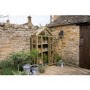 Forest Georgian Tall Wall Greenhouse with Auto Vent 6 x 3ft