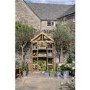 Forest Georgian Tall Wall Greenhouse with Auto Vent 6 x 3ft