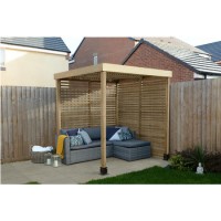 Forest Modular Pergola with 2 Side Panels